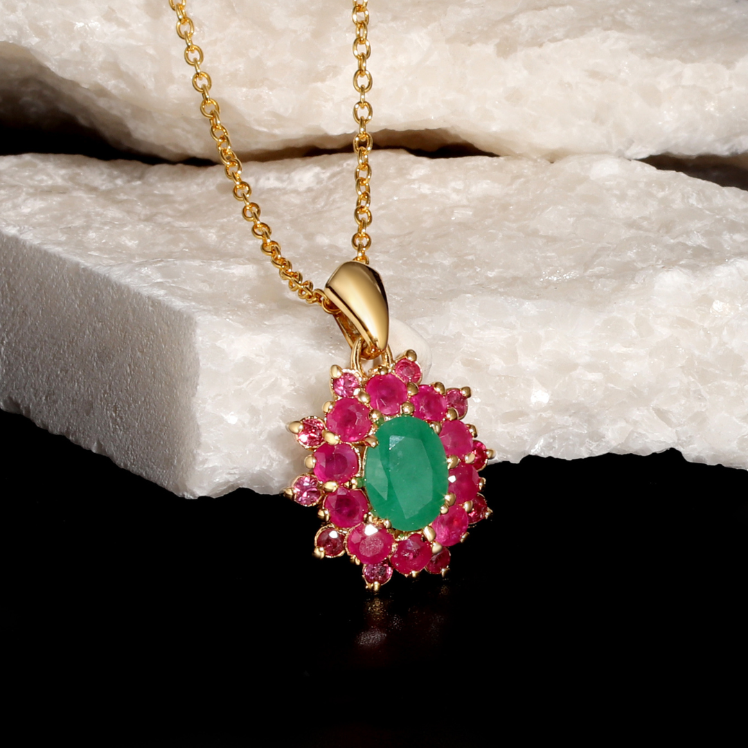 Luxury gemstone pendants handcrafted in Thailand