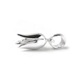 Minimalist tulip pendant in 925 sterling silver