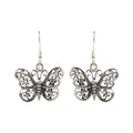 Butterfly filigree earrings in 925 sterling silver