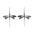Dragonfly filigree earrings in 925 sterling silver