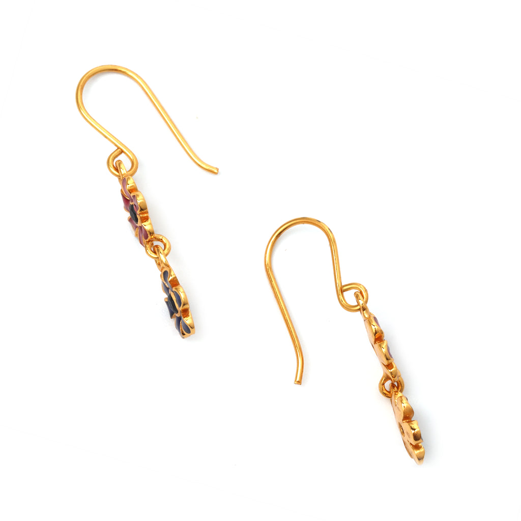 Elegant sapphire dangle earrings by Jewelry by Crimson