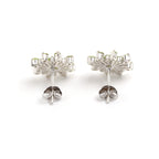 Natural Peridot Stud Earrings in 925 Sterling Silver