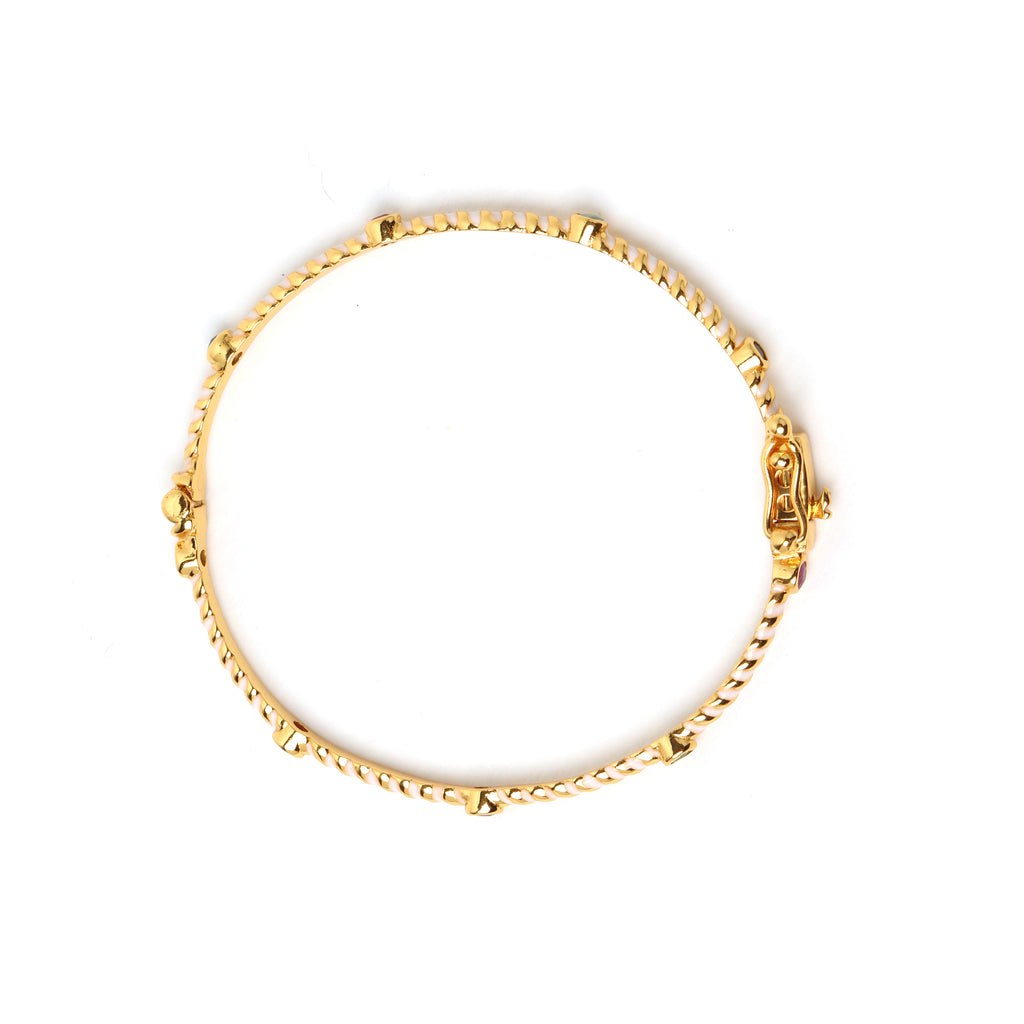 Luxury multigemstone bracelet handcrafted in Thailand