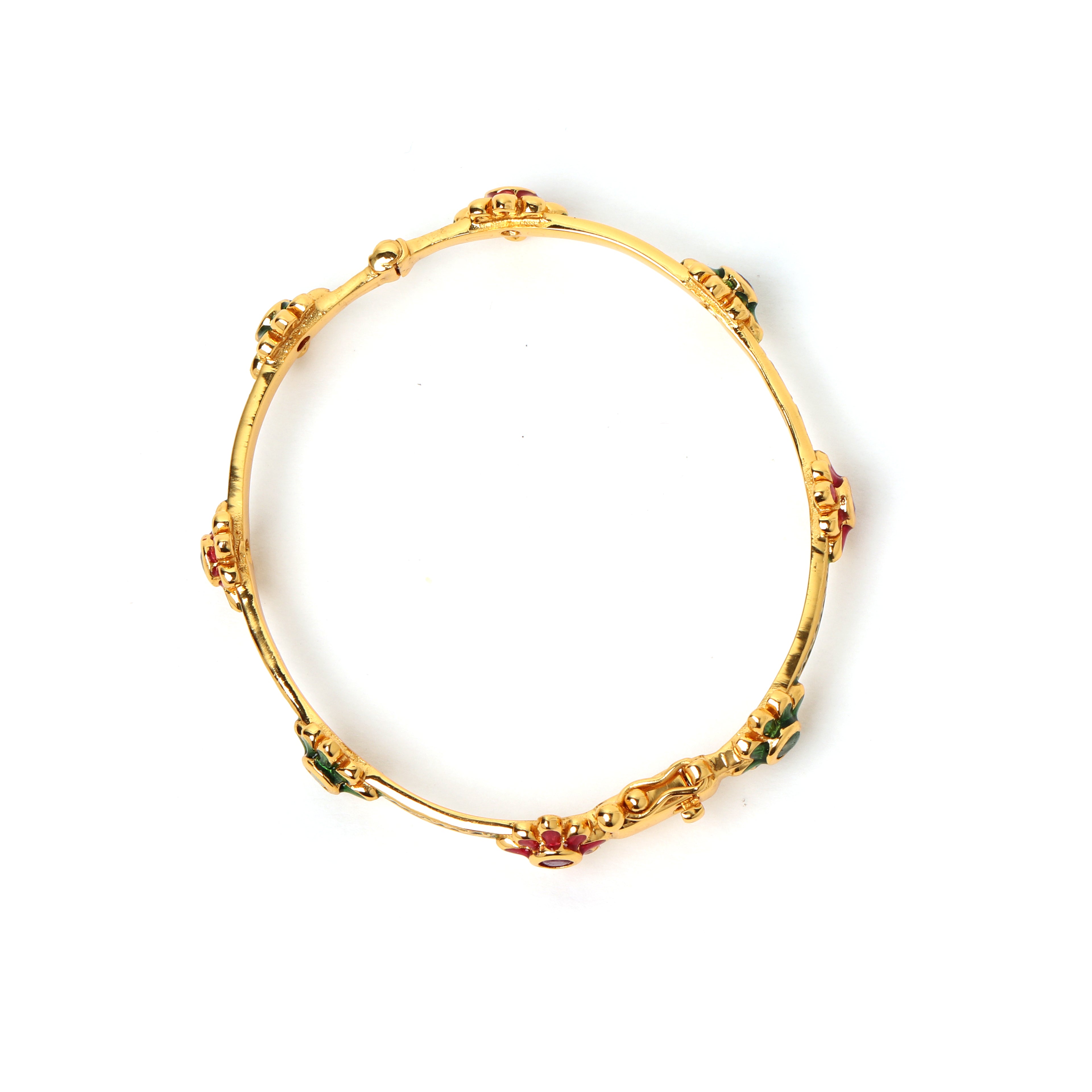 Handcrafted ruby sapphire bracelet for women in Thailand