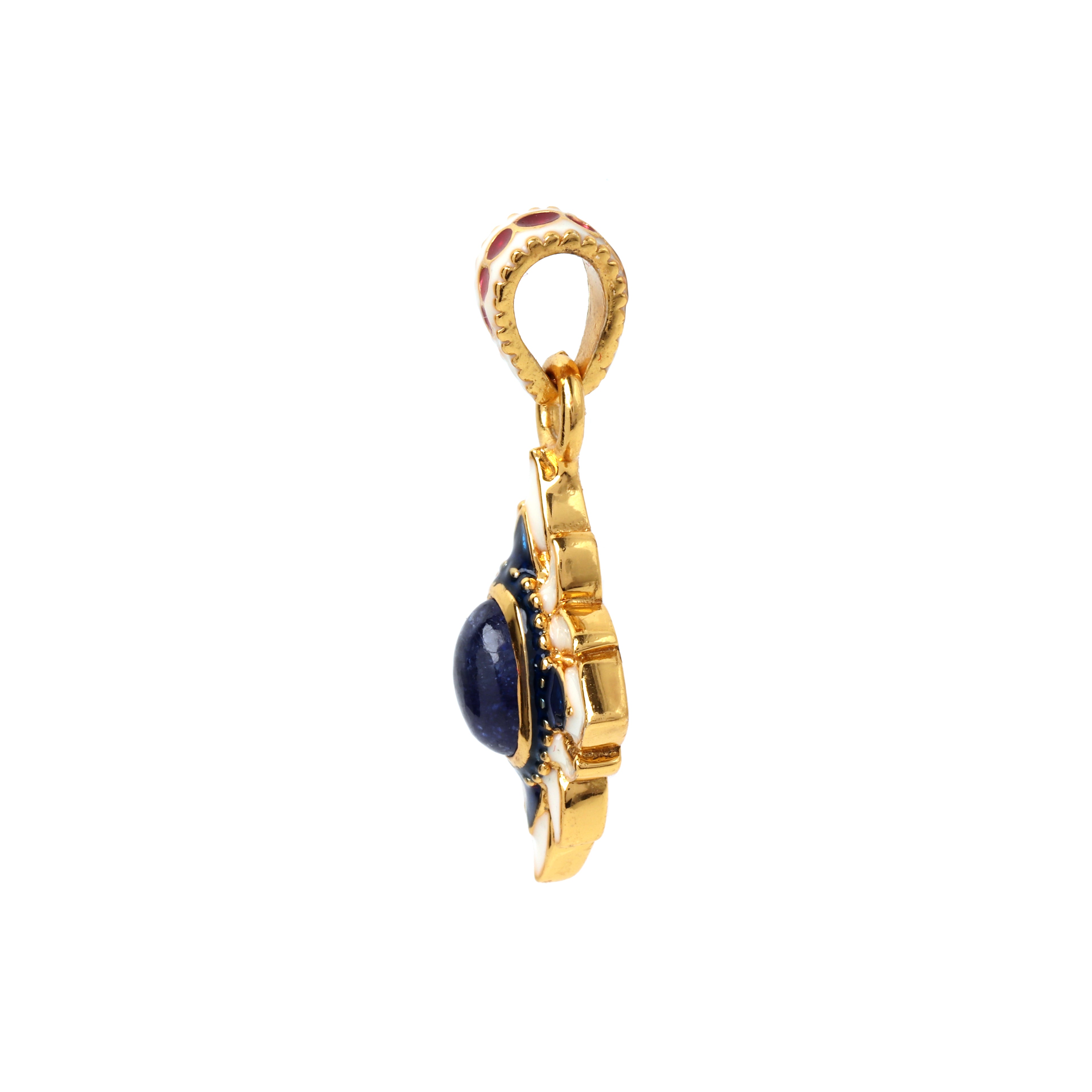 Elegant sapphire pendant handcrafted in Thailand