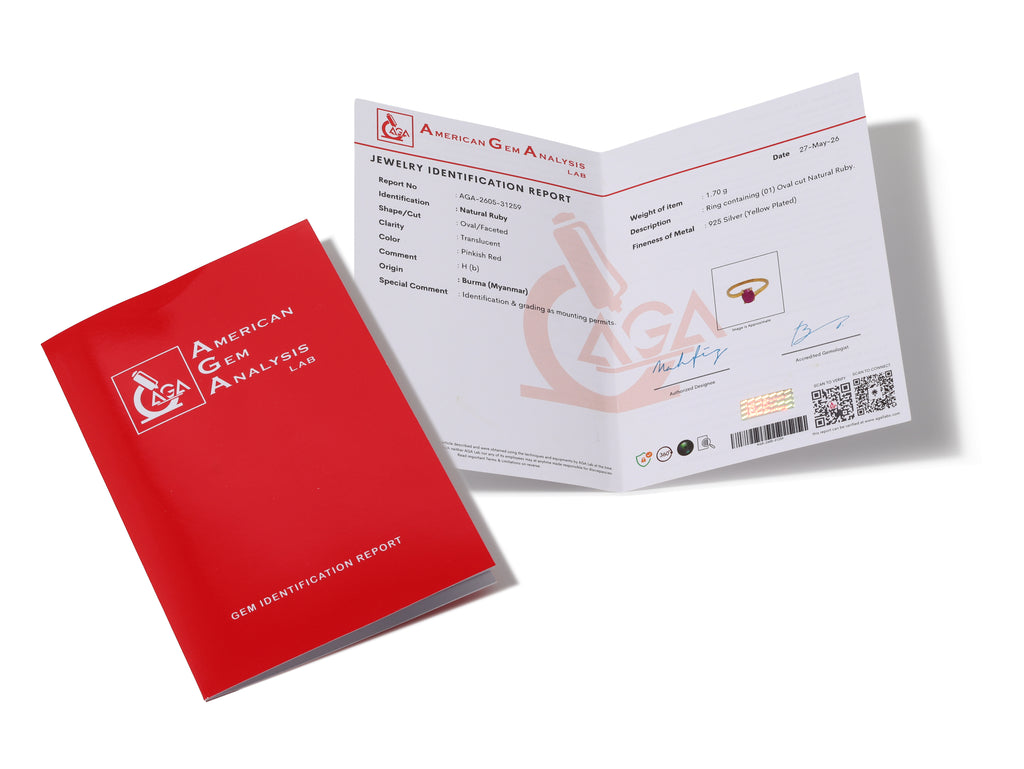Gemstone Certification Add-On – Laboratory Certificate