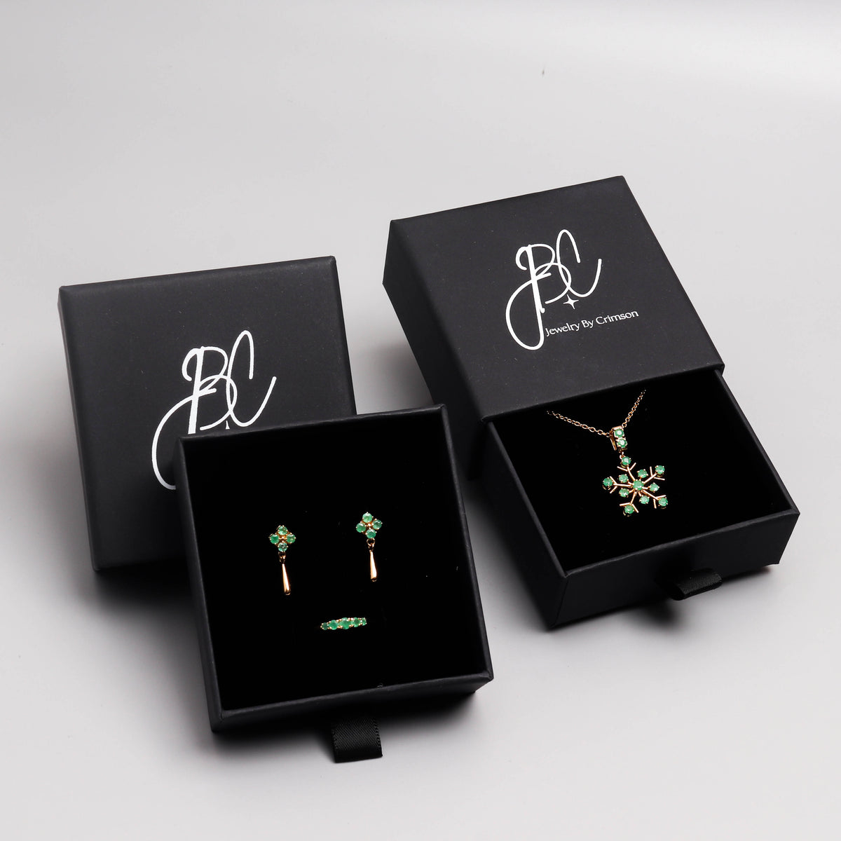 Luxury Emerald Twisted Pendant in 18K Gold-Plated Sterling Silver