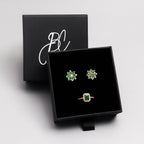 Emerald Cocktail Ring in 18K Gold