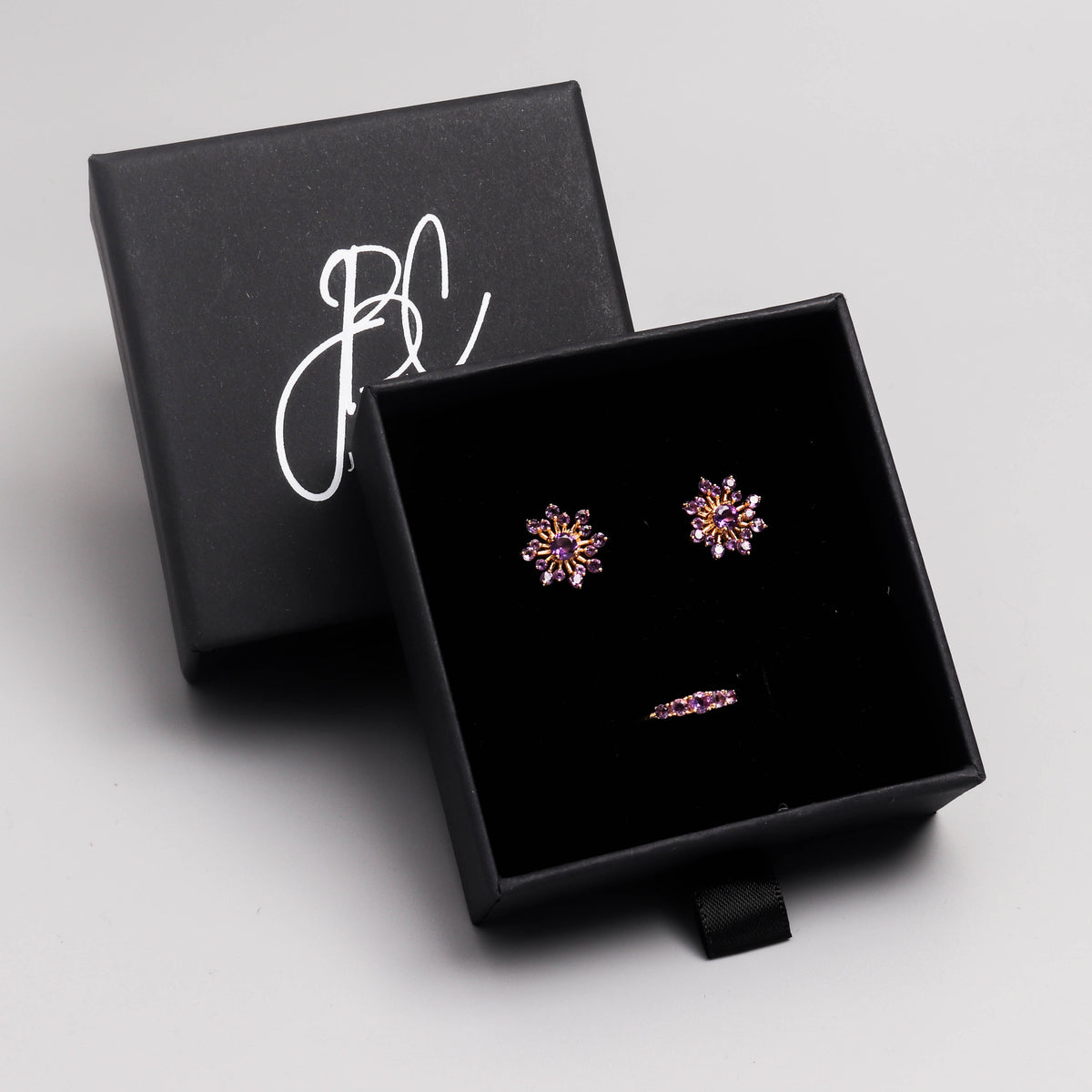 Natural Blue Sapphire Stud Earrings in 925 Sterling Silver