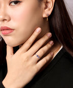 Tanzanite Seven Stone Ring in 925 Sterling Silver