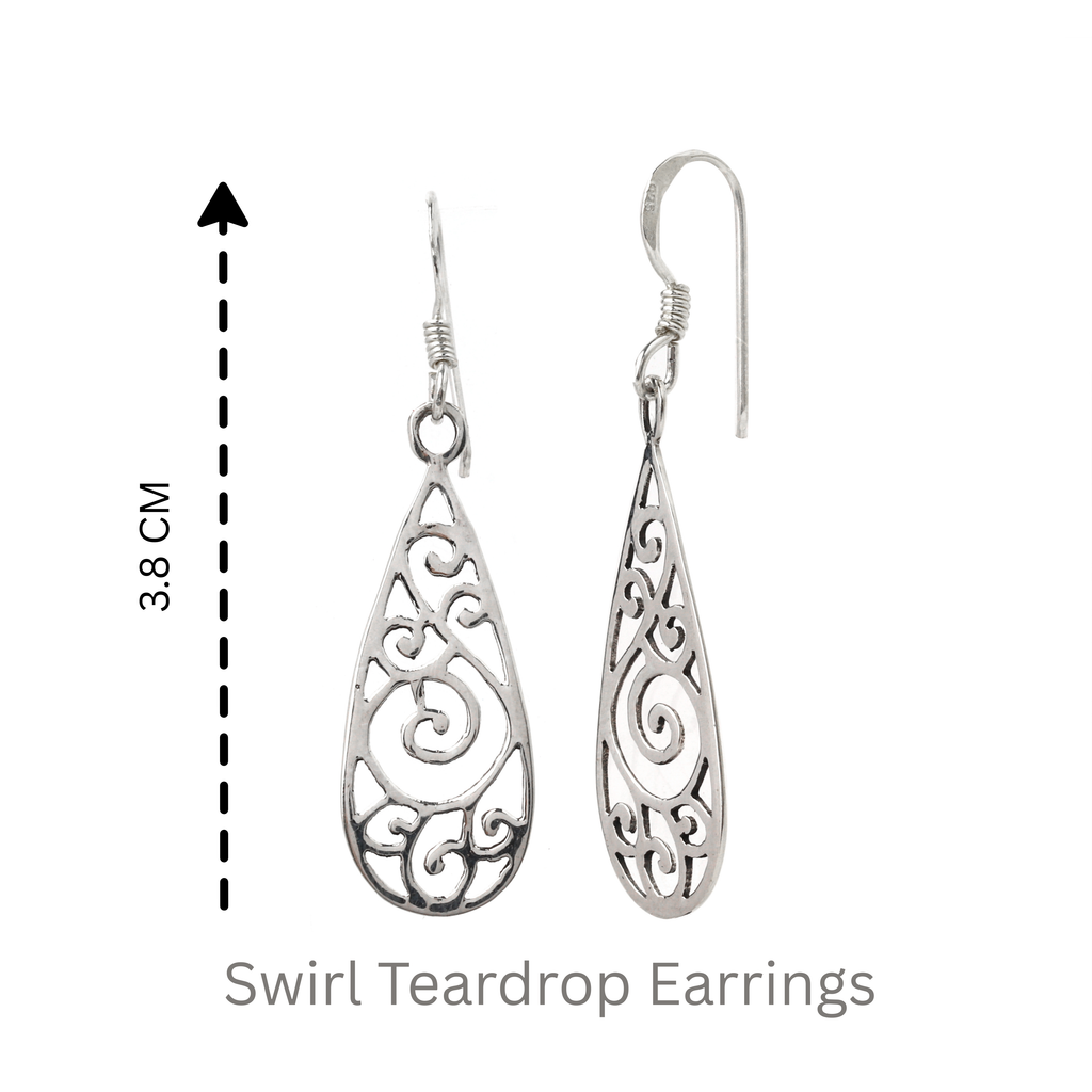 Minimal luxury silver earrings by Jewelry by Crimson