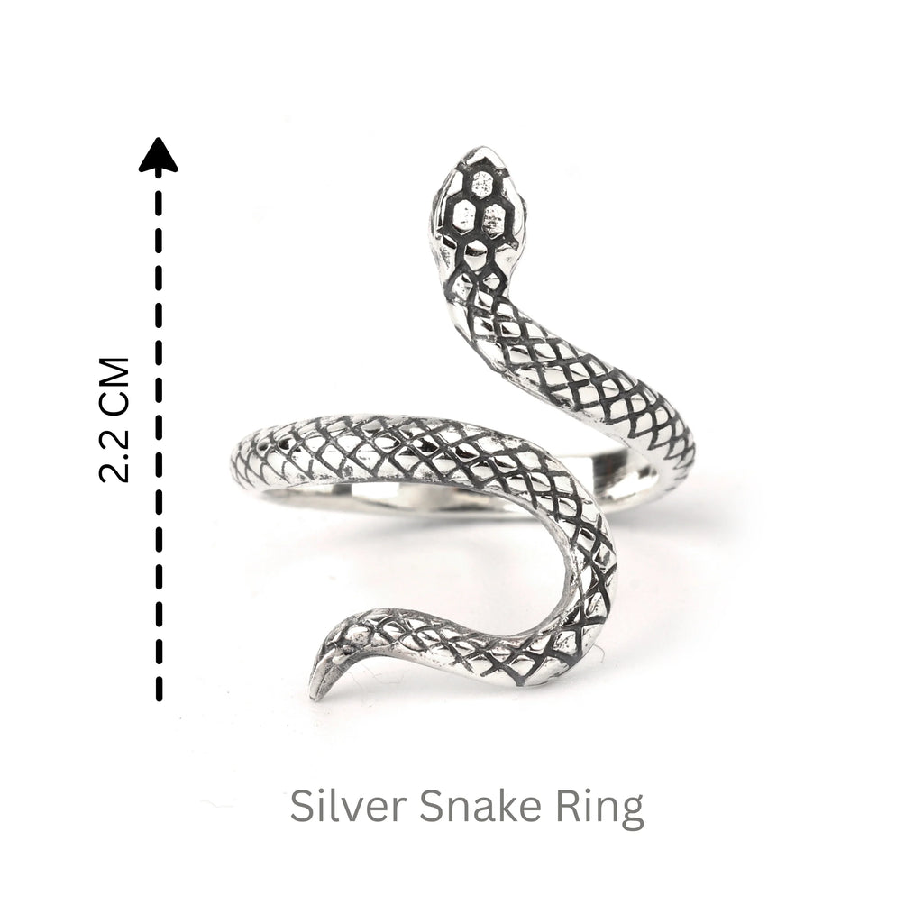 Minimal luxury snake ring by Jewelry by Crimson