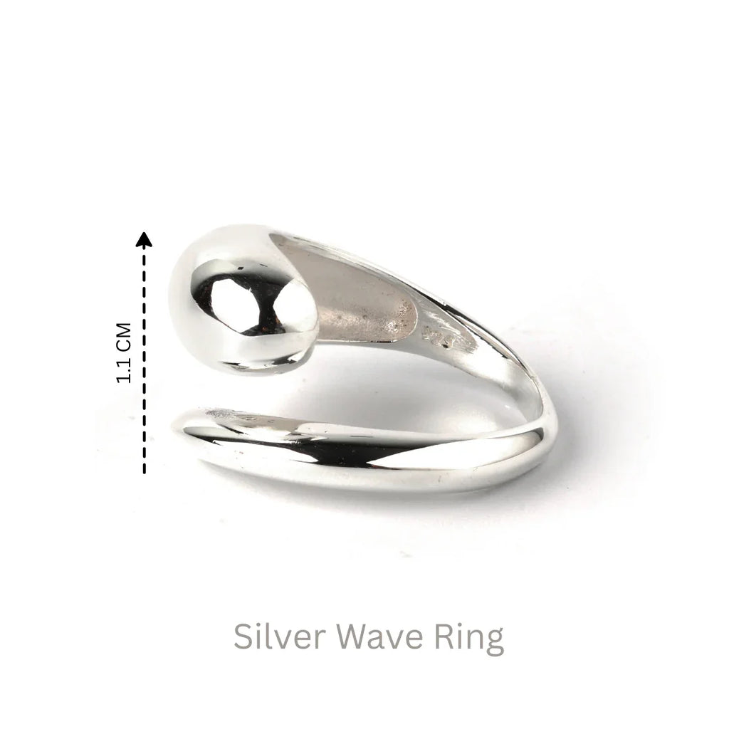 Minimal luxury silver ring by Jewelry by Crimson