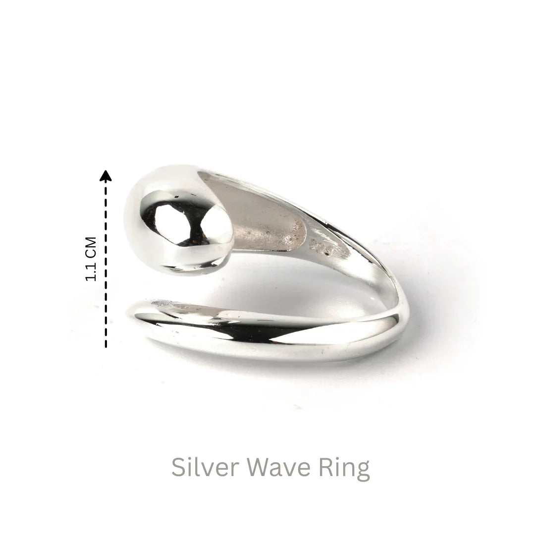 Minimal luxury silver ring by Jewelry by Crimson