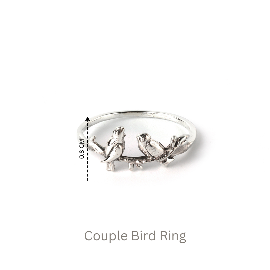 Refined silver bird ring for everyday wear