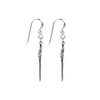 Sterling Silver Dragonfly Dangle Earrings – Long 925 Silver Drops