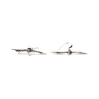 Sterling Silver Dragonfly Dangle Earrings – Long 925 Silver Drops