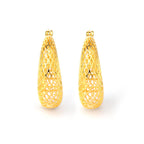 Pouch Earrings in 18K Gold-Plated Sterling Silver – Sculptural Gold Dangles