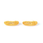 Pouch Earrings in 18K Gold-Plated Sterling Silver – Sculptural Gold Dangles