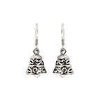 Sterling Silver Bell Dangle Earrings – Polished 925 Silver Drops