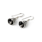 Sterling Silver Bell Dangle Earrings – Polished 925 Silver Drops