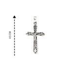 Sterling Silver Cross Pendant – Polished 925 Silver Cross Necklace Charm