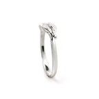 Sterling Silver Feather Ring – Wrap-Style 925 Silver Boho Band