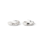 Elephant Tusk Inspired Earrings in 925 Sterling Silver – Curved Silver Drops