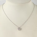 Sterling Silver Heart Necklace – Polished 925 Silver Heart Pendant Necklace