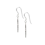Sterling Silver Leaf Dangle Earrings – Long 925 Silver Leaf Drops