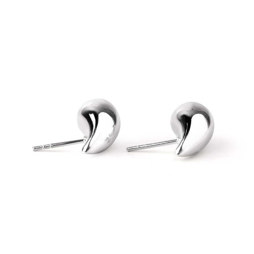Sterling Silver Teardrop Earrings – Polished 925 Silver Drops