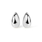 Sterling Silver Teardrop Earrings – Polished 925 Silver Drops