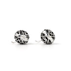 Sterling Silver Filigree Pouch Earrings – Ornate 925 Silver Dangles