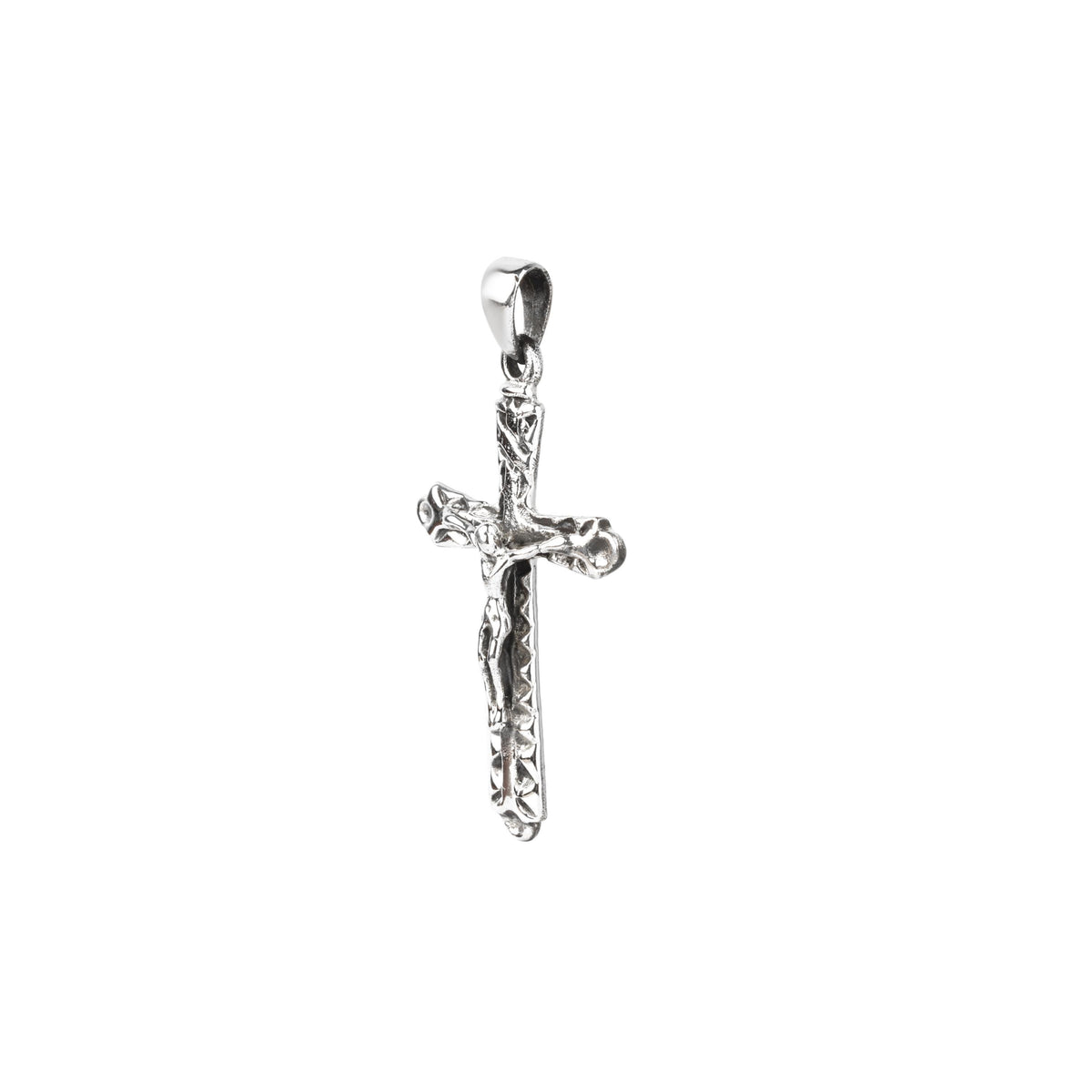 Sterling Silver Cross Pendant – Polished 925 Silver Cross Necklace Charm