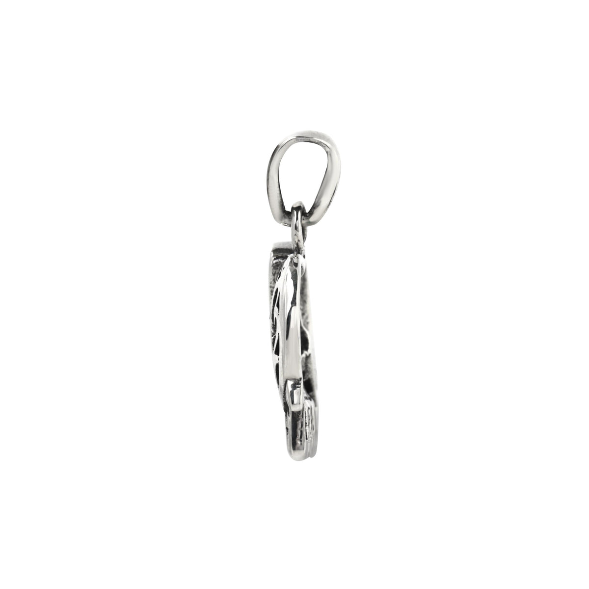 Sterling Silver Elephant Pendant – 925 Silver Good Luck Necklace Charm