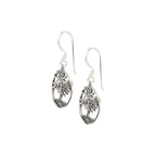 Sterling Silver Tree Earrings – 925 Silver Tree of Life Dangles