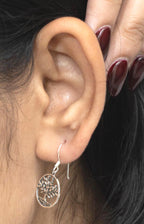 Sterling Silver Tree Earrings – 925 Silver Tree of Life Dangles