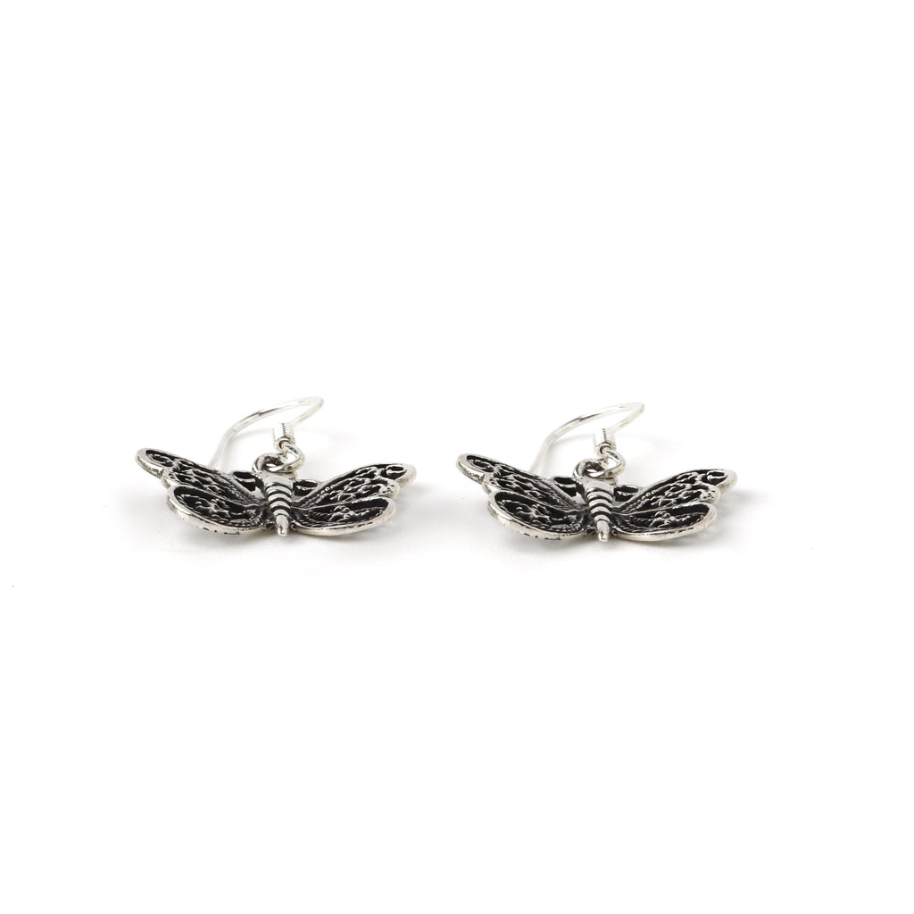 Sterling Silver Butterfly Dangle Earrings – 925 Silver Drops
