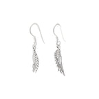 Sterling Silver Wing Earrings – 925 Silver Angel Wing Dangles