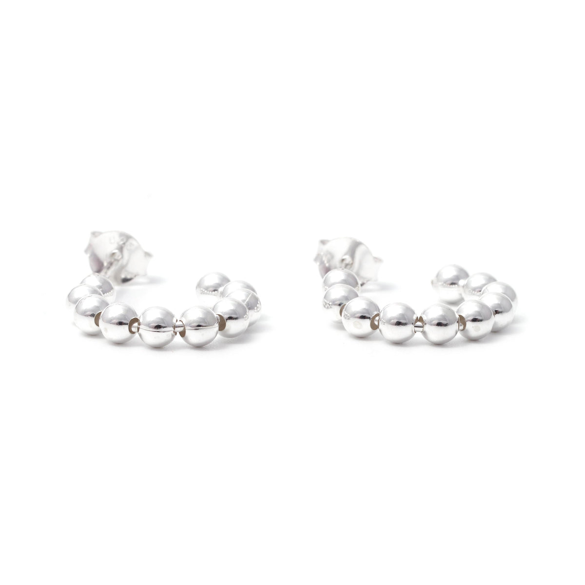 Sterling Silver Huggie Hoop Earrings – Small 925 Silver Huggies