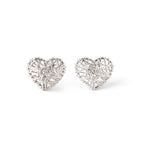 Sterling Silver Heart Earrings – Petite 925 Silver Hearts