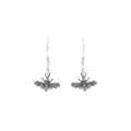 Sterling Silver Bee Dangle Earrings – Dainty 925 Silver Honeybee Drops