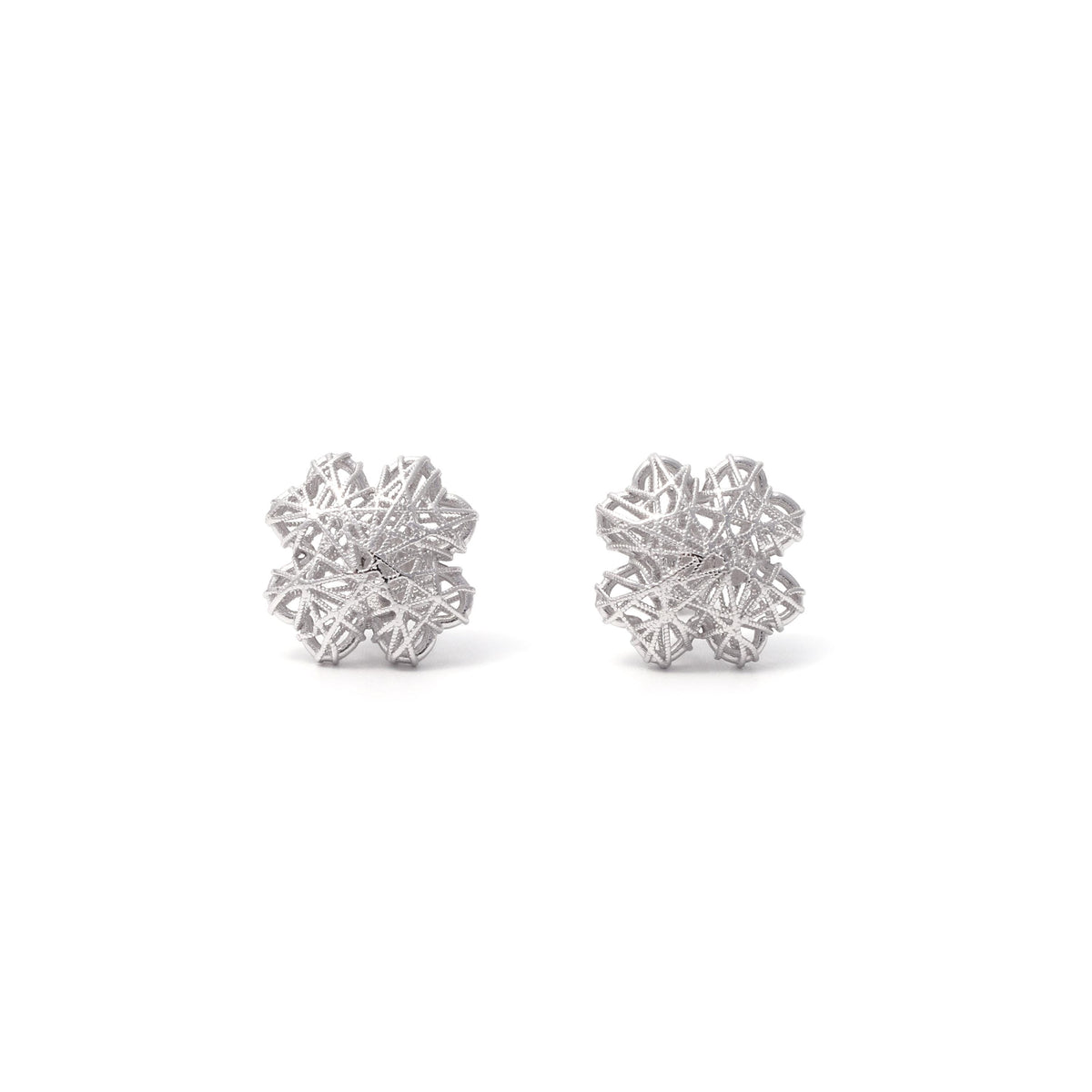 Sterling Silver Flower Earrings – Petite 925 Silver Blossoms
