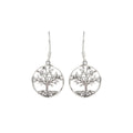 Sterling Silver Tree Earrings – 925 Silver Tree of Life Dangles