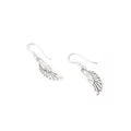 Sterling Silver Wing Earrings – 925 Silver Angel Wing Dangles