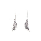 Sterling Silver Wing Earrings – 925 Silver Angel Wing Dangles