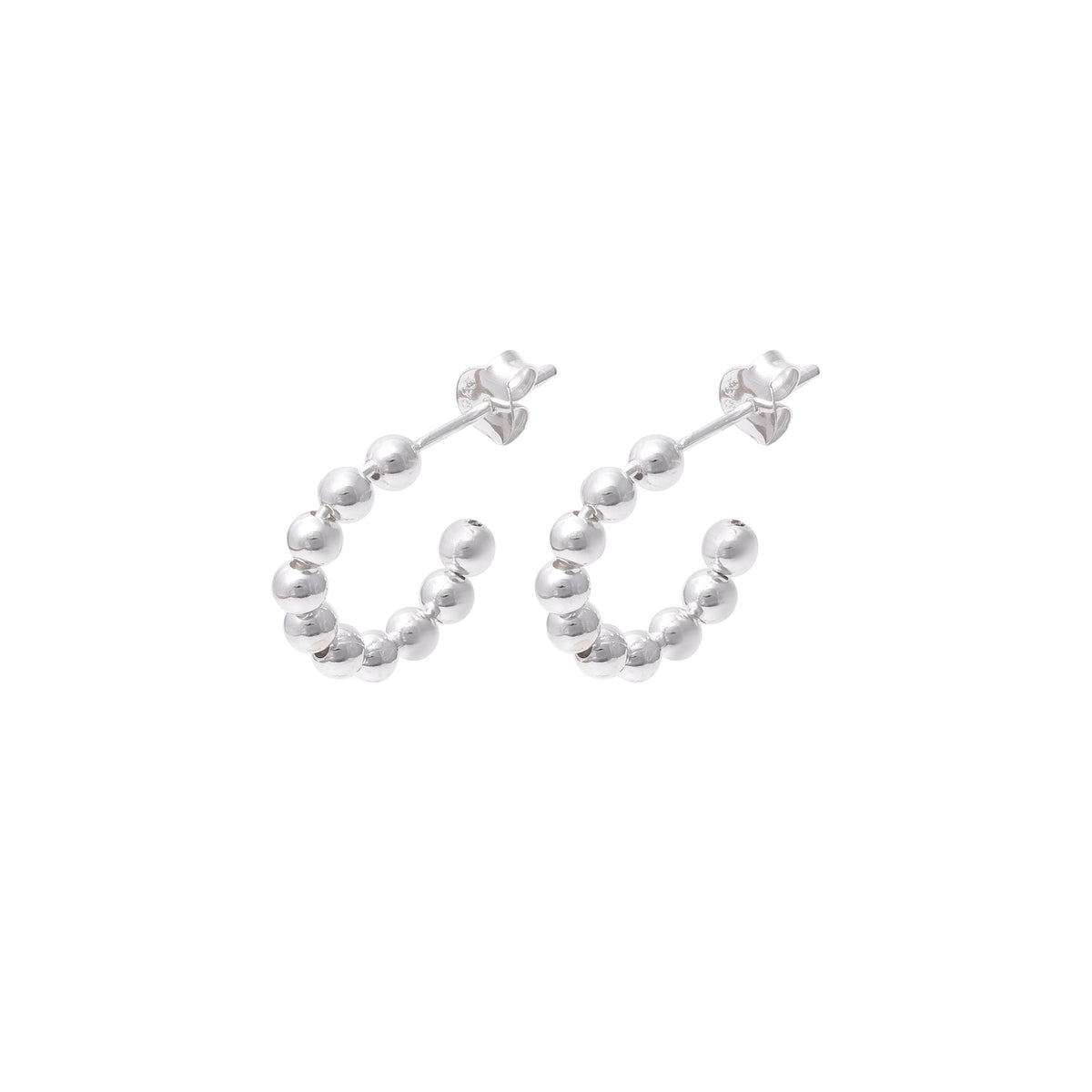 Sterling Silver Huggie Hoop Earrings – Small 925 Silver Huggies