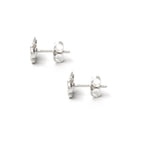 White Butterfly Earrings in 925 Sterling Silver – Petite Silver Butterflies