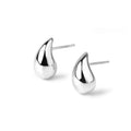 Sterling Silver Teardrop Earrings – Polished 925 Silver Drops