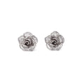 Sterling Silver Rose Earrings – Petite 925 Silver Rose Blooms